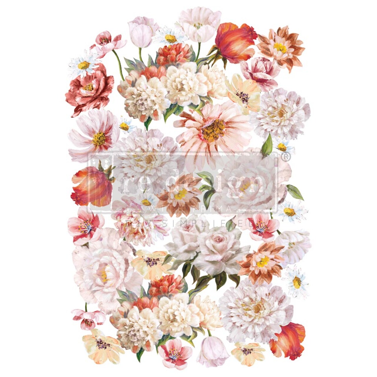 DecorTransfers®-PrettyinPeach-totalsheetsize24x35,cutinto3sheets rub-ons